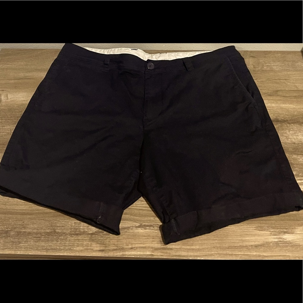 A|X Armani Exchange Black Chino Shorts!